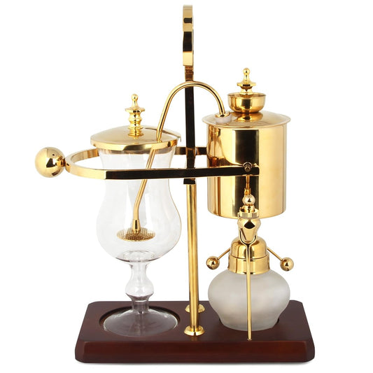 XIA Gold Syphon Espresso Coffee Maker Royal Balancing Vacuum Style, 400ml