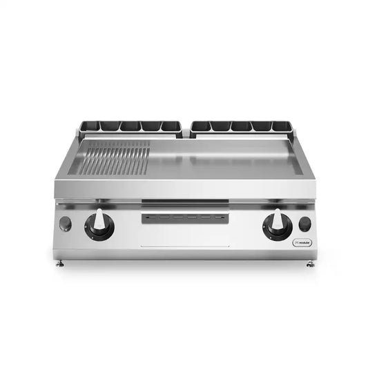 Modular R70/80FTG/LR/A Gas Grill, 1/3 Smooth & 2/3 Ribbed Plate, 12 kW, 80 x 73 x 87 cm