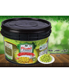 Jleut Syria Green Olives Small 6 kg