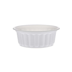 Hotpack White PP Corrugated Plastic Bowl Base, 350 ml, 1000 PCs