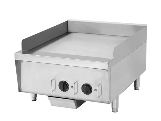 HEAVY DUTY SYSTEMS HDSCG-24E Countertop Electric Griddle Cooking Surface, 24x24 inches