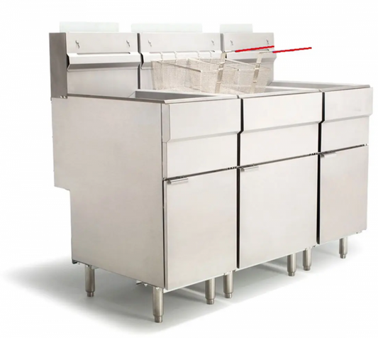 HEAVY DUTY SYSTEMS HDSFGH-120 Fryer LP Gas, 45-50 lbs