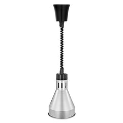Hurakan HKN-DL825 Silver Infrared Lamp 825W Professional Food Warming Heat Lamp