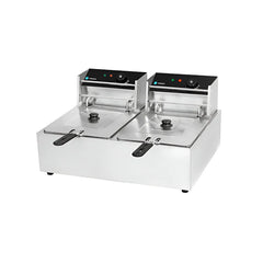 Hurakan HKN-FR66L/GP Electric Deep Fryer Commercial, Capacity 6.6L