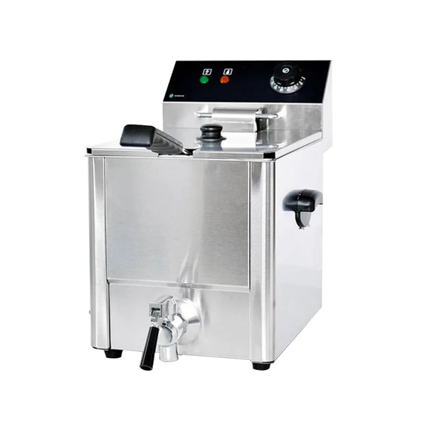Hurakan HKN-FT8NM/GP Electric Deep Fryer Commercial, Capacity 8L