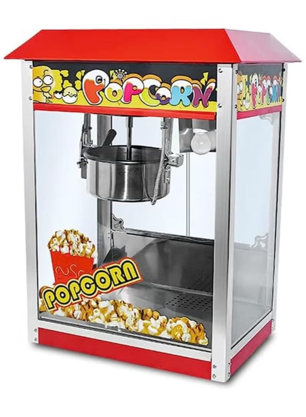Hurakan HKN-PCORN2/GP Popcorn Machine Commercial Electric Popcorn Maker with G Plug