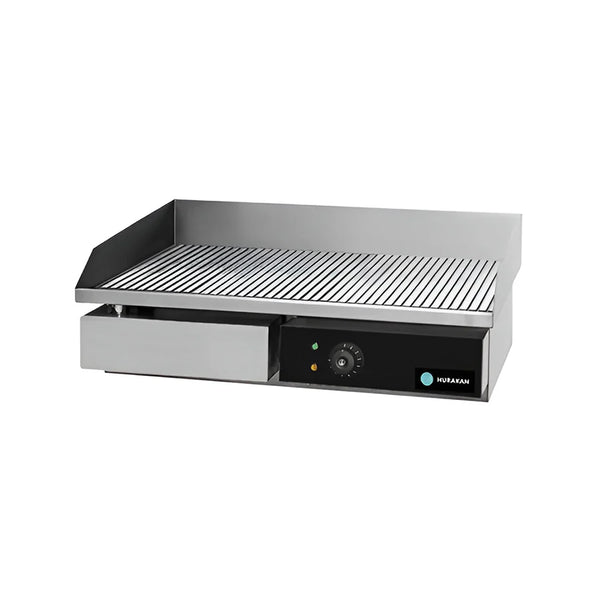Hurakan HKN-PSR550/GP Electric Griddle Commercial Stainless Steel Flat Top Grill with Raised Edges & G Plug