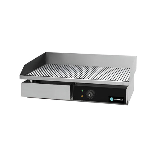 Hurakan HKN-PSR550/GP Electric Griddle Commercial Stainless Steel Flat Top Grill with Raised Edges & G Plug