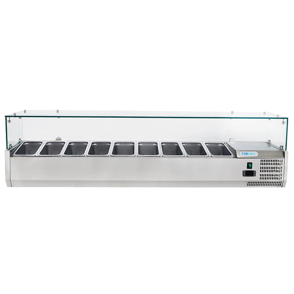 Hurakan HKN-VRX1800/330/GP Refrigerated Topping Showcase Commercial Display Cooler