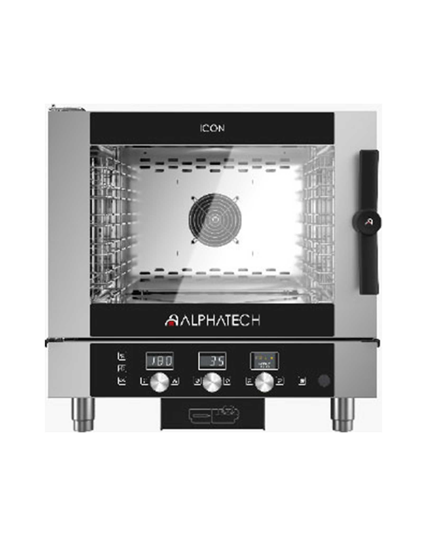 فرن كومبي كهربائي بالبخار المباشر Alphatec ICEM051E، 91 × 86.5 × 90 (ارتفاع) سم