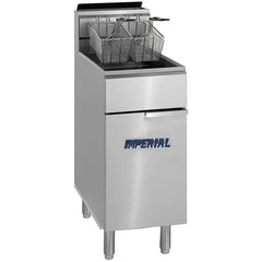 Imperial IFS-40 N-LP Natural Gas 2 Basket Gas Fryer, Capacity 40 lbs, 105,000 BTU