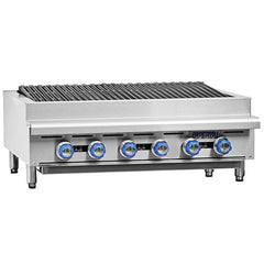 Imperial IRB-36 Manual Gas Countertop Charbroiler 36", 90,000 BTU