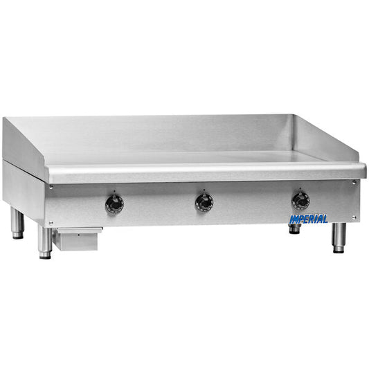 Imperial ITG-24-E Range 24" Thermostatically Controlled Electric Countertop Griddle 240V, 3 Phase,