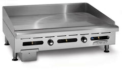 Imperial ITG-24 24" Gas Griddle with Thermostatic Controls 1" Steel Plate, 30,000 BTU