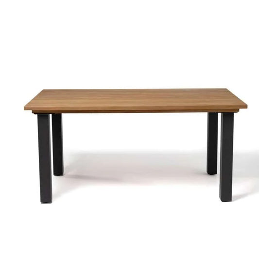 Alabama ITM00018 Teak Rustic Rectangle Dining Table, 160 x 90 x 75
