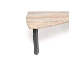 Alpen ITM00021  Grey Teak Triangle Dining Table, 165 x 177 x 70