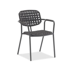 Aosta ITM00026 Charcoal Dining Armchair, 50 x 56 x 80