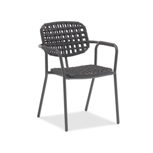 Aosta ITM00026 Charcoal Dining Armchair, 50 x 56 x 80