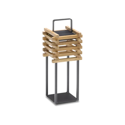 Bloc ITM00071 Charcoal Solar Powered Floor Lamp, 23 x 23 x 55