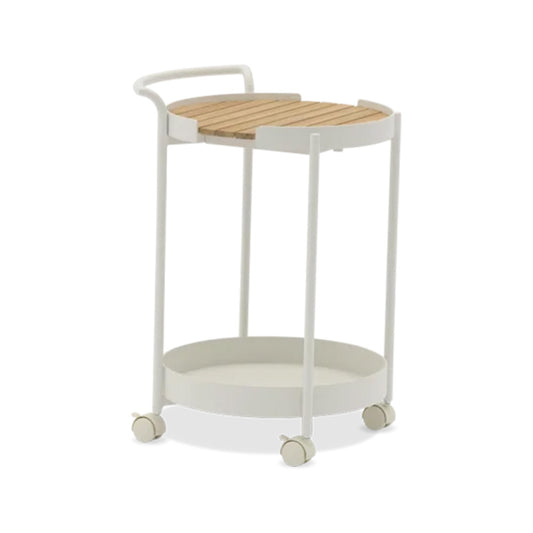 Bloom ITM00075 White Trolley with Wheels, 90 x 45 x 17