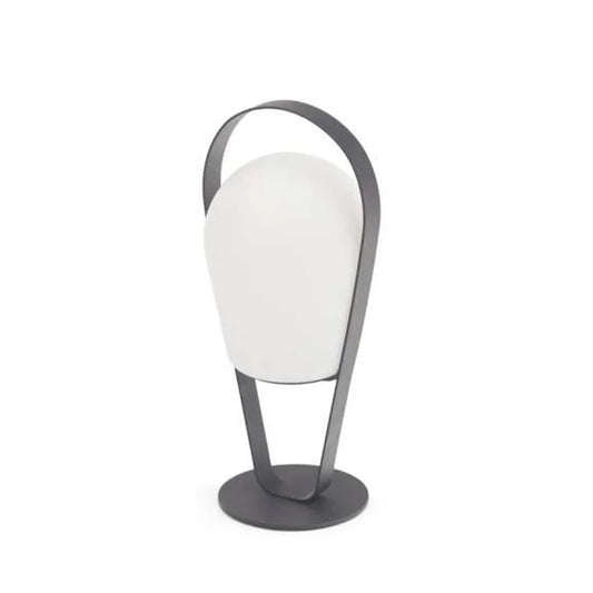 Bob ITM00082 Charcoal Large High Loop Rechargeable LED Lamp, 20.5 x 18 x 43.5