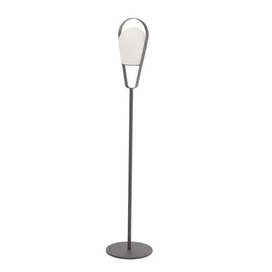 Bob ITM00092 Charcoal Large Top Loop Rechargeable LED Lamp, 24 x 24 x 148