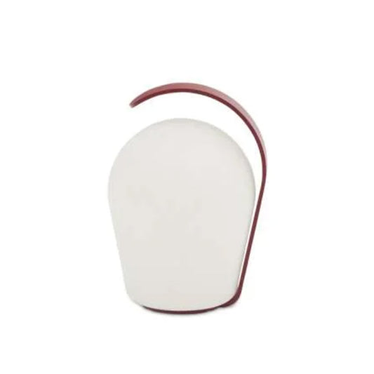 Bob ITM00096 Red Small Half Loop Rechargeable LED Lamp, 11.7 x 10 x 16