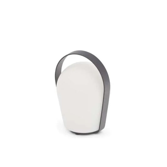 Bob ITM00107 Charcoal Small Loop Rechargeable LED Lamp, 11.7 x 10 x 16