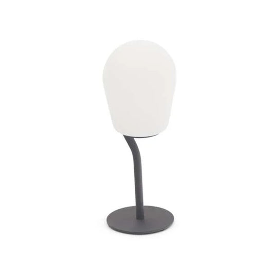 Bob ITM00110 Charcoal Small No Loop Rechargeable LED Lamp, 10 x 10 x 27.5