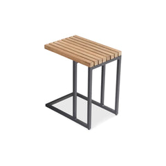 Cube ITM00176 Charcoal Side Table, 30 x 45.5 x 49