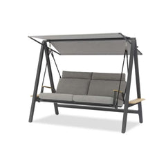 Dandy ITM00189 Charcoal Outdoor Garden Swing, 190 x 100 x 54
