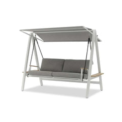 Dandy ITM00190 White Outdoor Garden Swing, 190 x 100 x 54