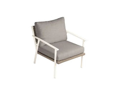 Ambar  ITM00206 Dubai White 1-Seater Sofa