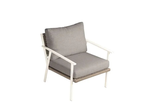 Ambar  ITM00206 Dubai White 1-Seater Sofa