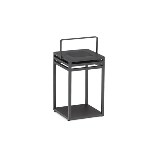 Glow ITM00232 Charcoal Solar Powered Floor Lamp, 25 x 25 x 40