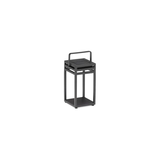 Glow ITM00234 Charcoal Solar Powered Table Lamp Small, 15 x 15 x 28