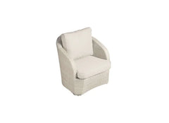 Ambar  ITM00245 Grenada White 1-Seater Sofa