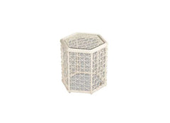 Ambar  ITM00269 Ischia White Side Table