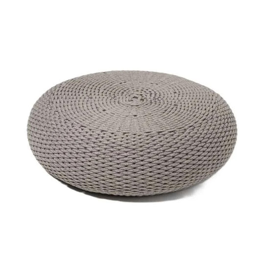 Jollie ITM00271 Mid Grey Rope Pouf Mid, 95 x 95 x 32