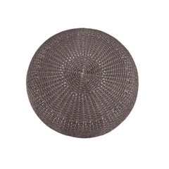 Jollie ITM00272 Sandstone Rope Pouf Large, 95 x 95 x 32