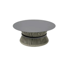 June ITM00275 Charcoal Round Coffee Table, 90 x 90 x 40
