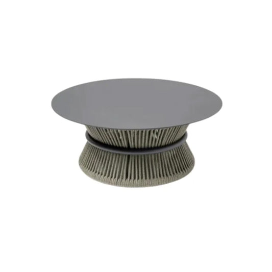 June ITM00275 Charcoal Round Coffee Table, 90 x 90 x 40