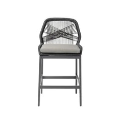Leon ITM00289 Charcoal Bar Chair, 48 x 56 x 112