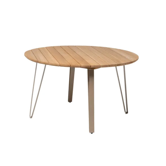 Lille ITM00291 Teak Round Dining Table (without chairs), 130 x 130 x 73
