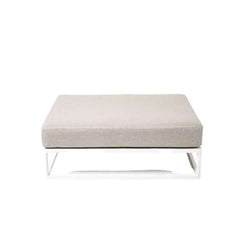 Ambar ITM00297 Malaga White Ottoman, 108 x 90 x 23