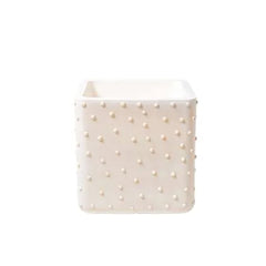Ambar ITM00311 Megu White Planter, 46 x 46 x 47