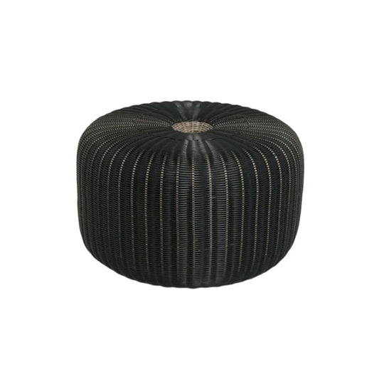 Mid pumpkin ITM00313 Dark Grey Round Pouf, 63 x 63 x 37