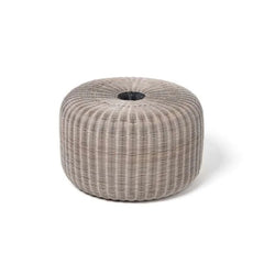 Mid pumpkin ITM00314 Light Grey Round Pouf, 63 x 63 x 37