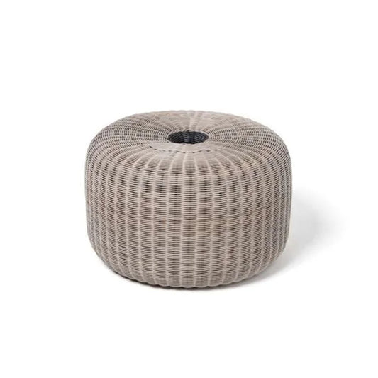 Mid pumpkin ITM00314 Light Grey Round Pouf, 63 x 63 x 37