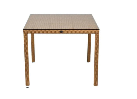 Ambar  ITM00335 Nice Natural Square Small Dining Table